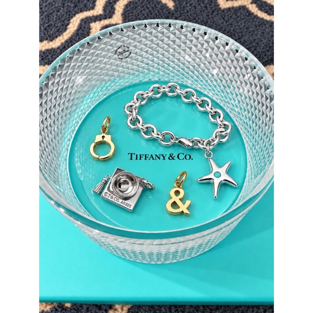 RARE Tiffany & Co. Diamond Point Wine Coaster, Barware, Jewelry Dish, New
